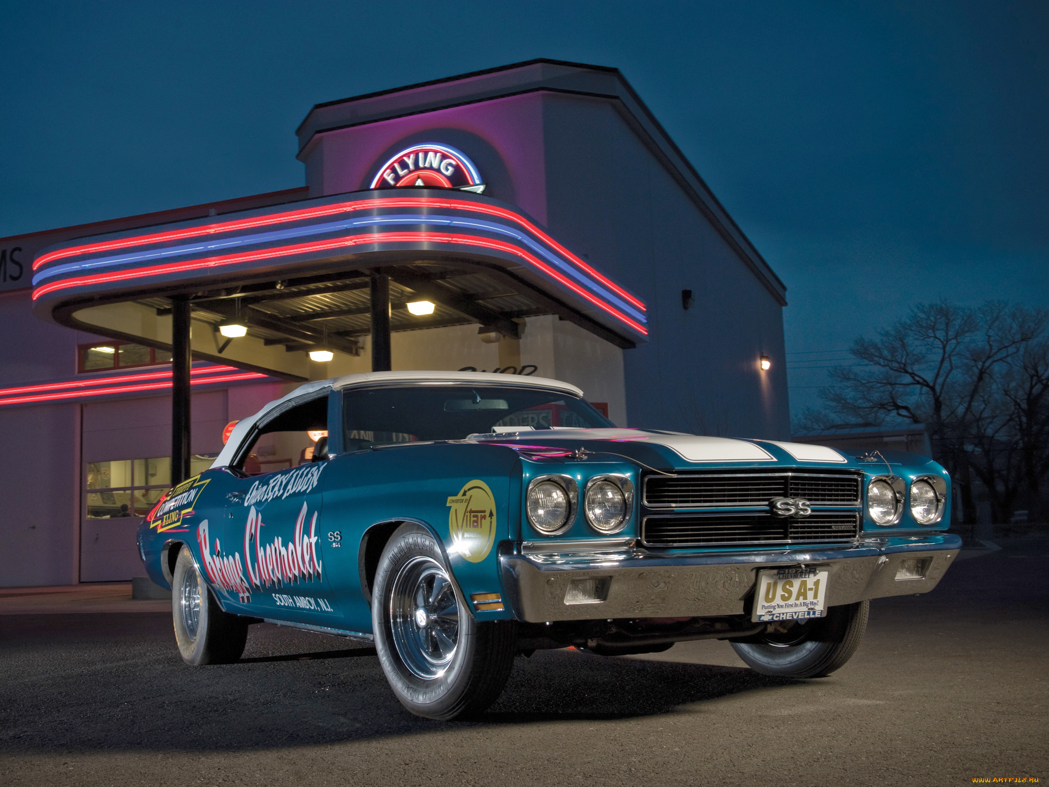 chevrolet, chevelle, ss, 454, ls6, convertible, nhra, 